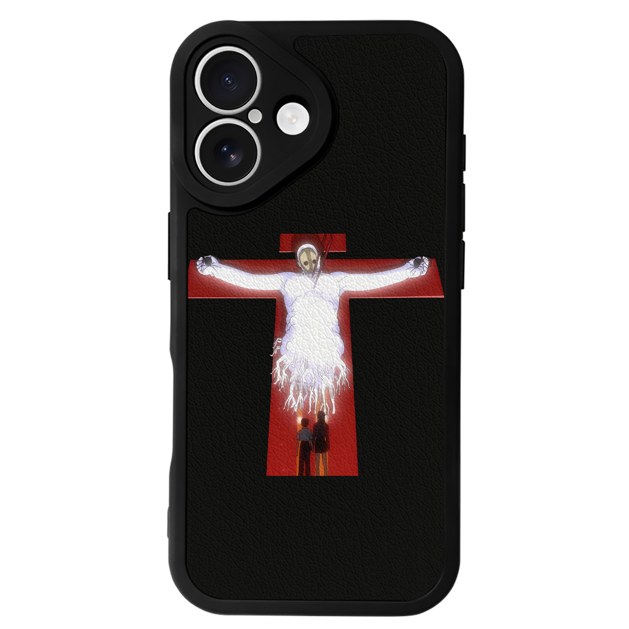 （画像用） EVA 新世紀エヴァンゲリオン 【iPhone 16シリーズ対応】シリコンスマホケース（レザー調） 材質：シリコン